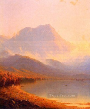  Morning Oil Painting - Morning in the Adirondacks scenery Sanford Robinson Gifford Landscape